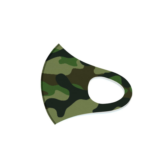 Ear Loop Mask - Camo Green - printonitshop