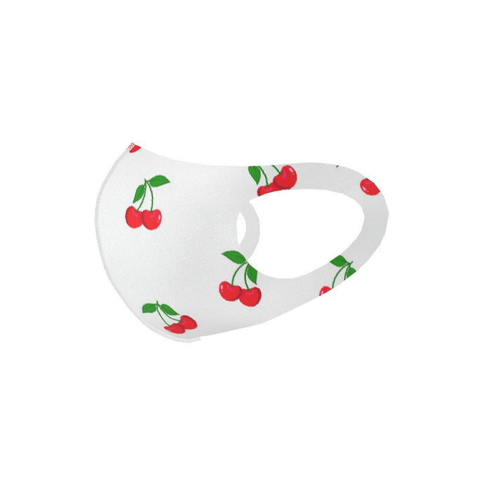 Ear Loop Mask - White Cherries - printonitshop