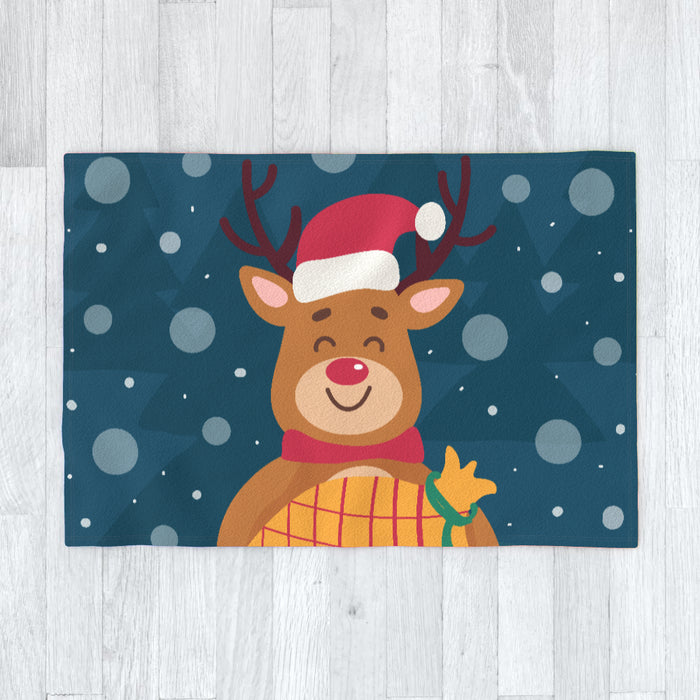 Blanket - Reindeer Smily - printonitshop