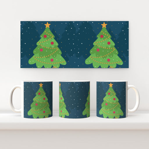 11oz Ceramic Mug - Christmas Tree - printonitshop