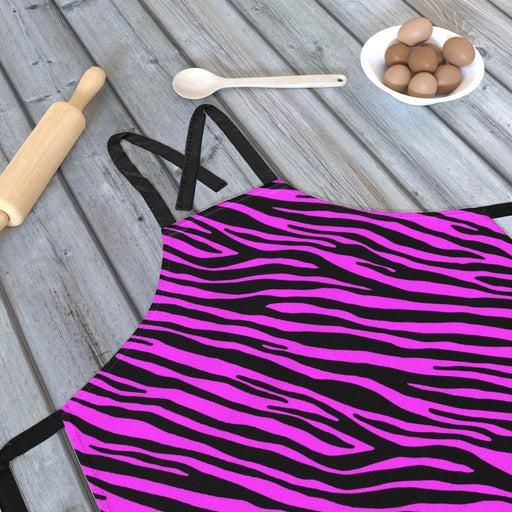 Apron - Pink Zebra - printonitshop