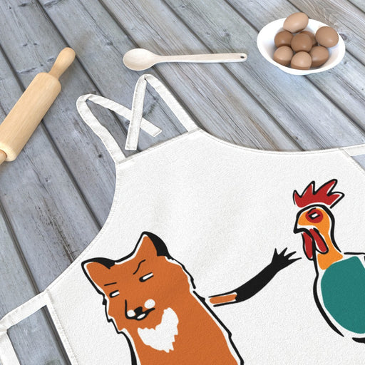 Apron - Fox and Chicken - printonitshop