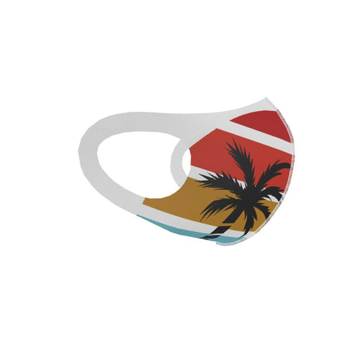Ear Loop Mask - Palm and Background - printonitshop