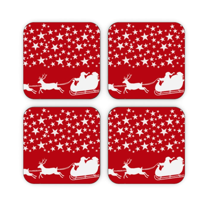 Coasters - Father Christmas On Route - printonitshop