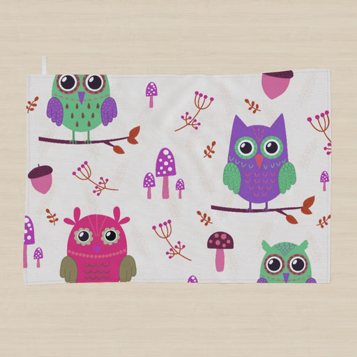 Tea Towel - Owl Friends - printonitshop