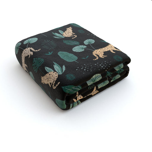 Blanket - Lazy Leopard - printonitshop