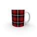 11oz Ceramic Mug - Textured Fabric Red - printonitshop