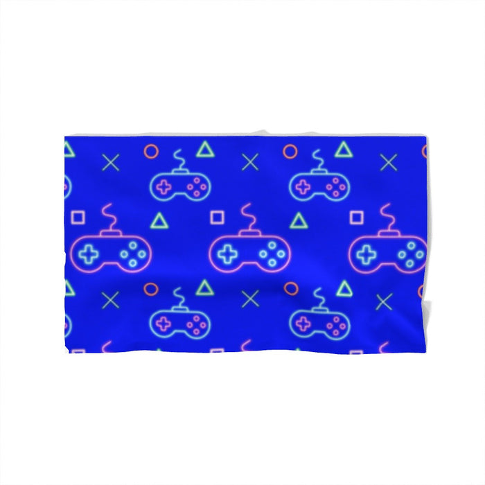 Towel - Gaming Neon Blue - Print On It