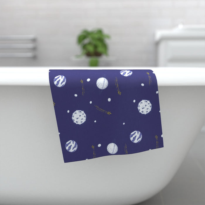 Towel - Planets Blue - Print On It