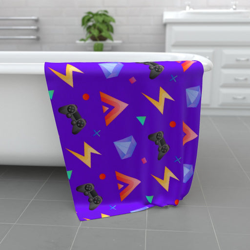 Towel - Gamers Play Purple - Print On It