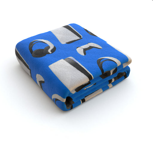 Blanket - PS New Gaming Light Blue - printonitshop