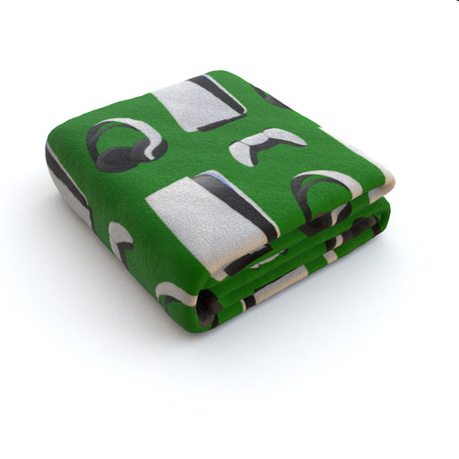 Blanket - PS New Gaming Green - printonitshop