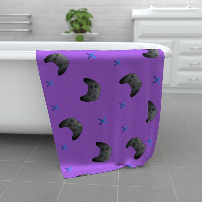 Towel - X Boxing 2 Purple - Print On It