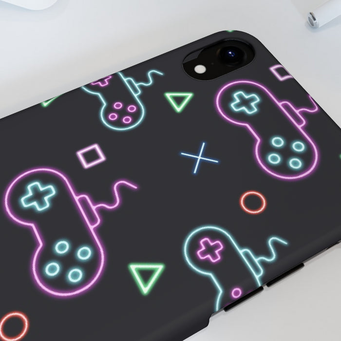 iPhone Cases - Gaming Neon Black - printonitshop