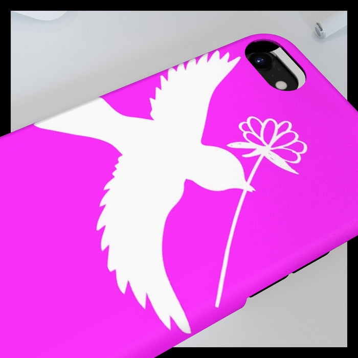 iPhone Cases - Dove on Pink - printonitshop