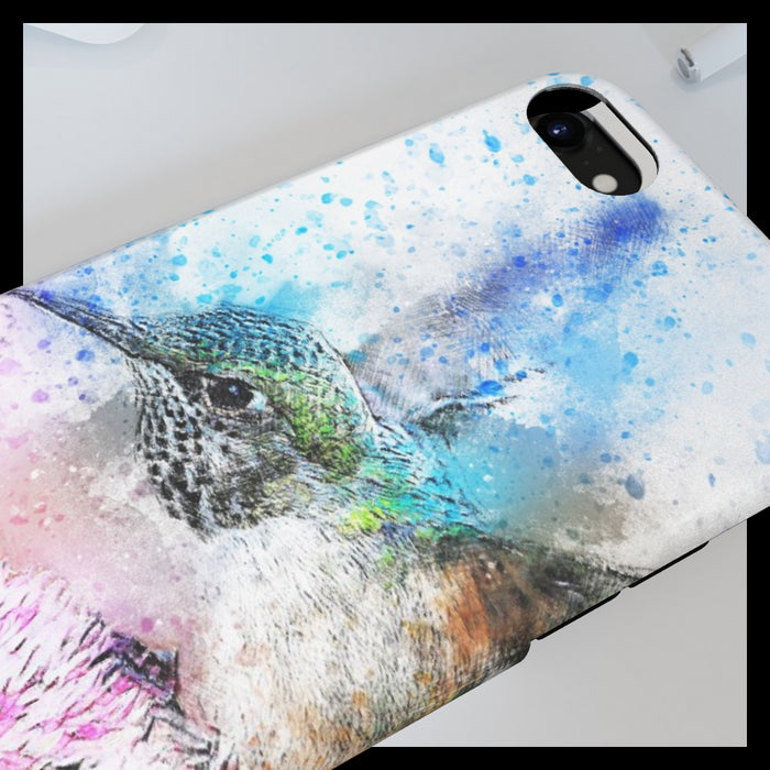 iPhone Cases - Watercolour Hummingbird - printonitshop