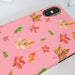 iPhone Cases - Autumn Leaves Pink - printonitshop