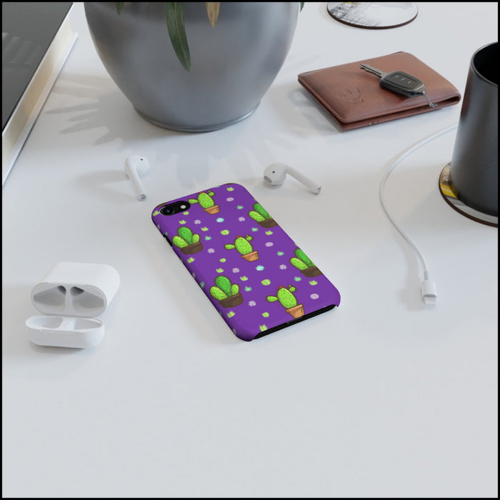 iPhone Cases - Cactus Purple - printonitshop