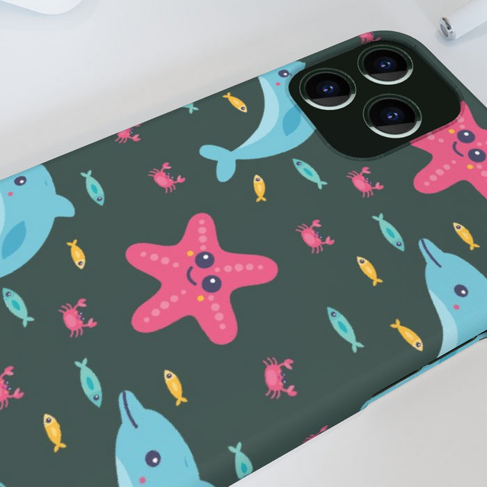 iPhone Cases - Dolphin and Starfish - printonitshop