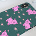 iPhone Cases - Pigs on Green - printonitshop