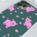 iPhone Cases - Pigs on Green - printonitshop