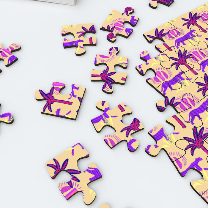Jigsaw - Purple Panther - printonitshop