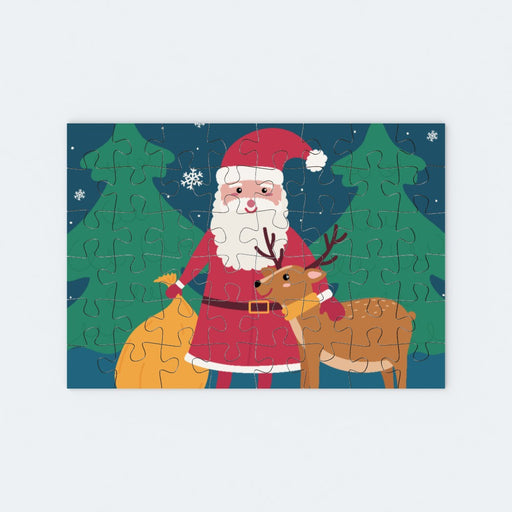 Jigsaw - Santa and Reindeer - printonitshop