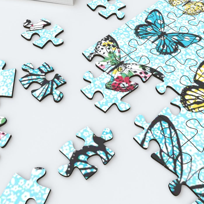 Jigsaw - Floral Butterflies - printonitshop