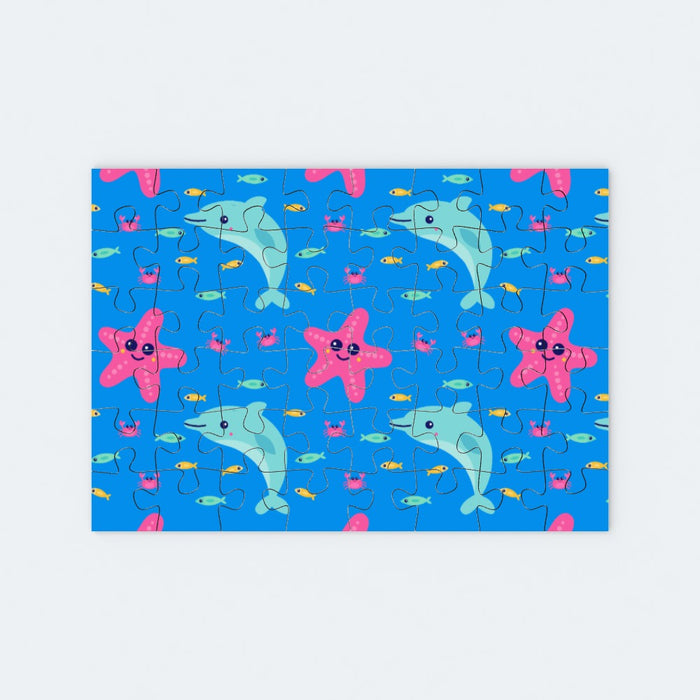 Jigsaw - Dolphin and Starfish - printonitshop