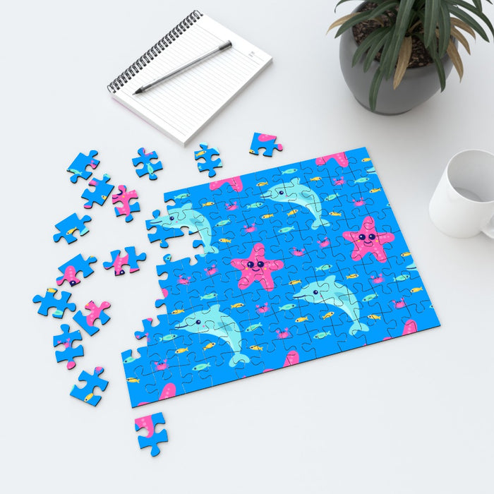 Jigsaw - Dolphin and Starfish - printonitshop