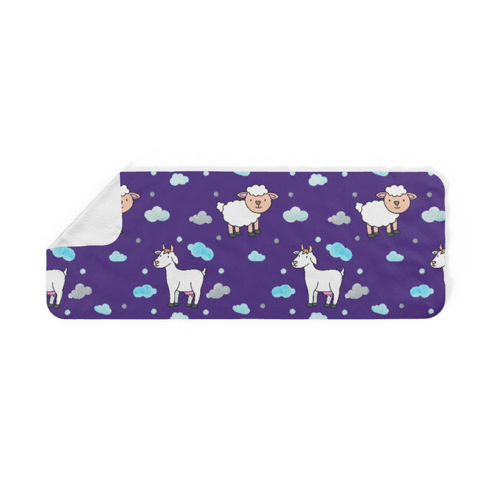 Blanket Scarf - Sheep and Goats - printonitshop