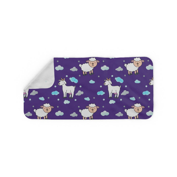 Blanket Scarf - Sheep and Goats - printonitshop