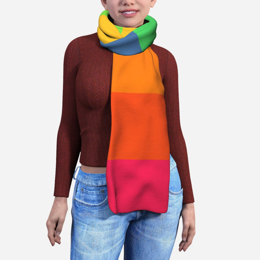 Blanket Scarf - Rainbow - printonitshop