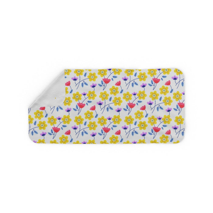 Blanket Scarf - Yellow Flowers - printonitshop