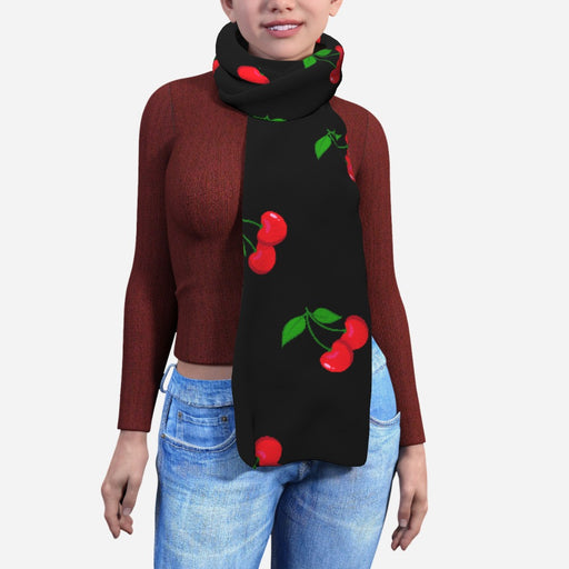 Blanket Scarf - Black Cherries - printonitshop