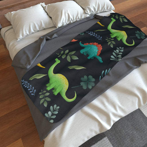 Blanket Scarf - Dino Dark - printonitshop