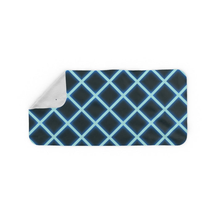 Blanket Scarf - Neon Blue - printonitshop