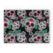 Glass Chopping Boards - Skulls and Roses - printonitshop