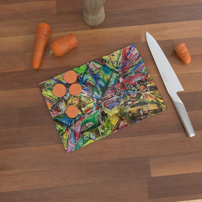 Glass Chopping Board - Zoom - CJ Designs - printonitshop