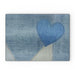 Glass Chopping Board - Denim Heart - printonitshop