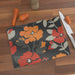 Glass Chopping Board - Orange Flowers - printonitshop