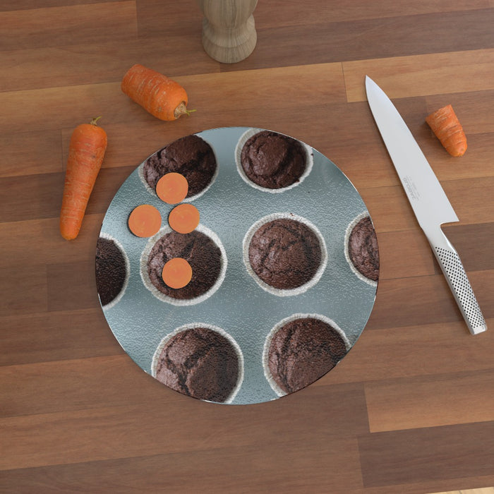 Glass Chopping Board - Mini Muffins - printonitshop