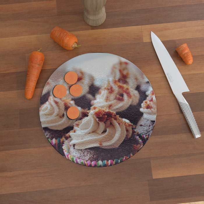 Glass Chopping Board - Cupcakes - printonitshop