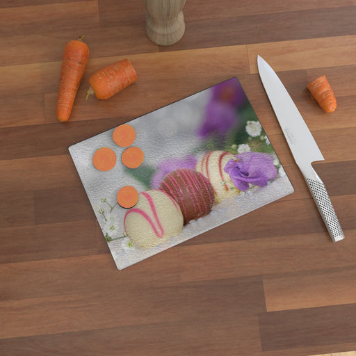 Glass Chopping Board - Luxury Chocolate 2 - printonitshop