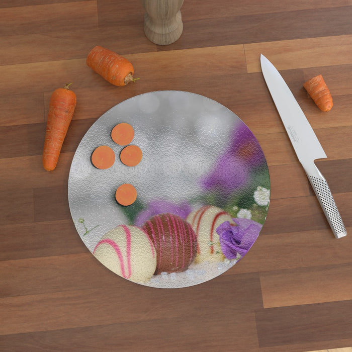 Glass Chopping Board - Luxury Chocolate 2 - printonitshop