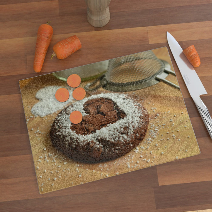 Glass Chopping Boards - Chocolate Heart Bake - printonitshop