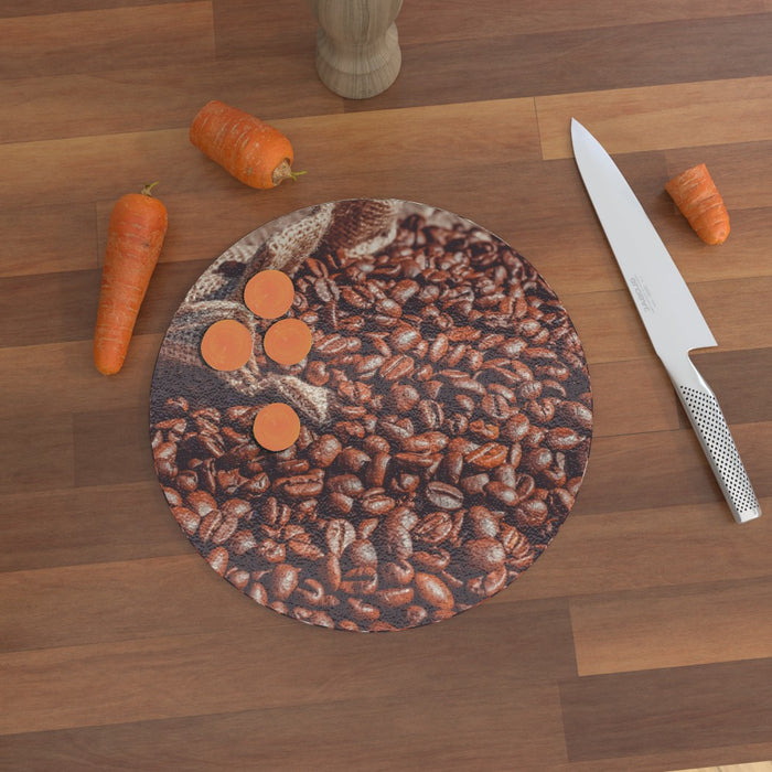 Glass Chopping Boards - Coffee Beans - printonitshop