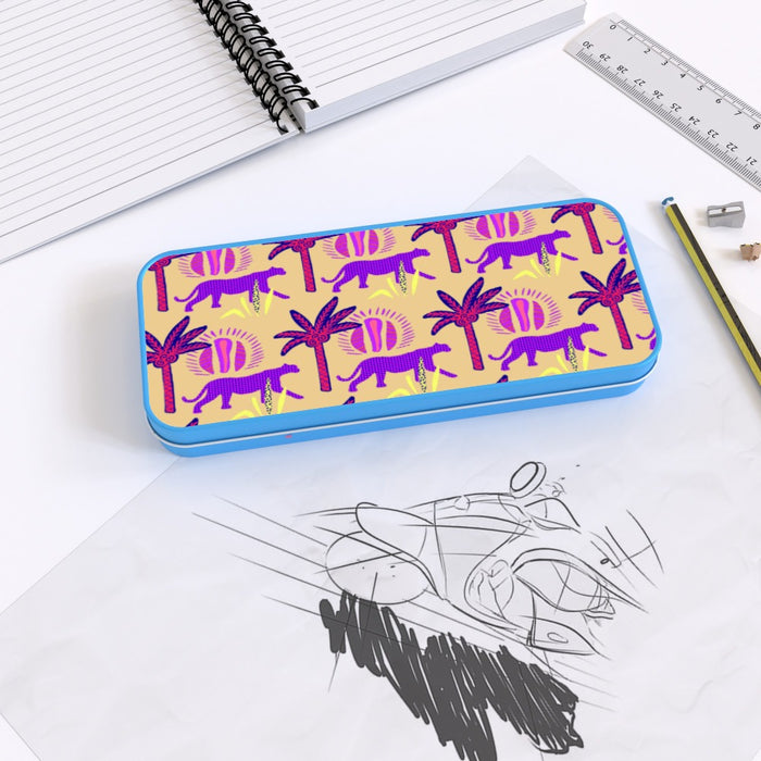 Pencil Tins - Purple Panthers - printonitshop