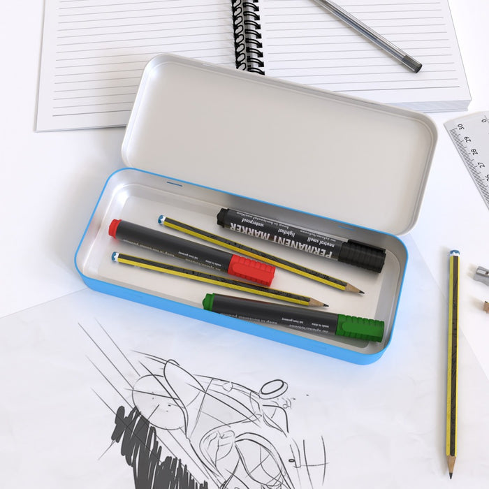 Pencil Tins - Game Over Blue - printonitshop