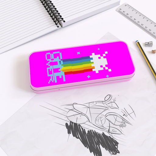 Pencil Tins - Game Over Pink - printonitshop
